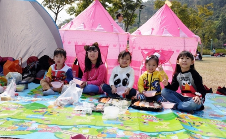 佐敦谷公園。聖誕野餐 [5歲11個半月+2歲10個月]