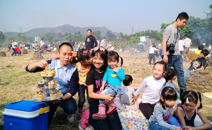 [郊遊歡聚篇] 靖天的6歲生日。塱原收成節2014