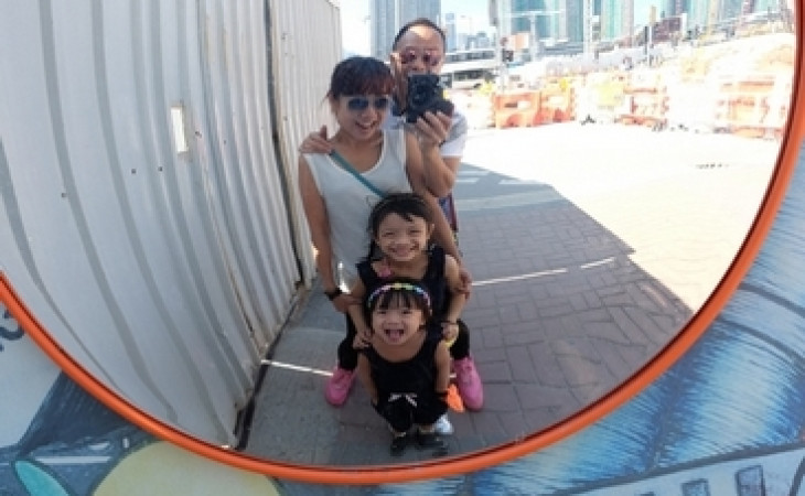 「仨V2」初到自由野2014 [6歲10個半月+3歲9個月]