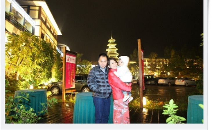『咱們仨』初到御溫泉…[媽咪生日記2010, Day 1]