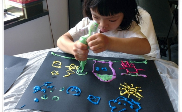 漿糊畫 *** Home Playgroup *** [5歲3個月+2歲2個月]