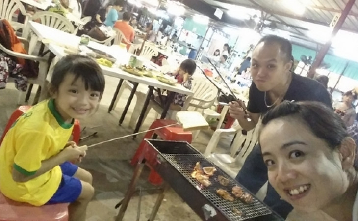 「仨V2」再到。錦上路「環保農莊」BBQ。 [6歲9個半月+3歲9個月]