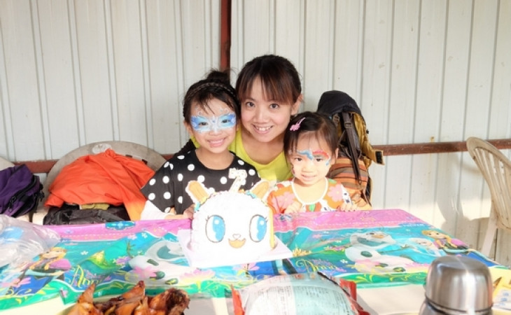 [迷你生日會篇] 環保農莊BBQ+FACE PAINTING。靖天的7歲生日