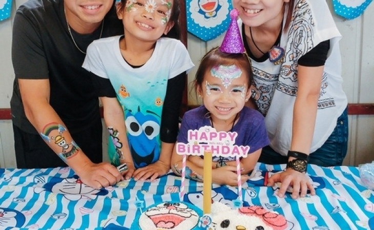 [迷你生日會篇] 環保農莊BBQ+FACE PAINTING。巧巧的6歲生日