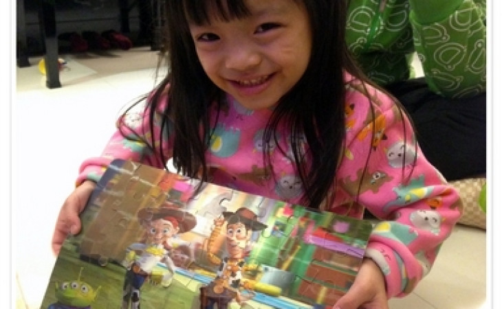 靖天。初試48塊砌圖 (Puzzle) *** Home Playgroup ***